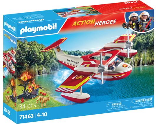 PLAYMOBIL Action Heroes 71463 Hydravion avec pompier