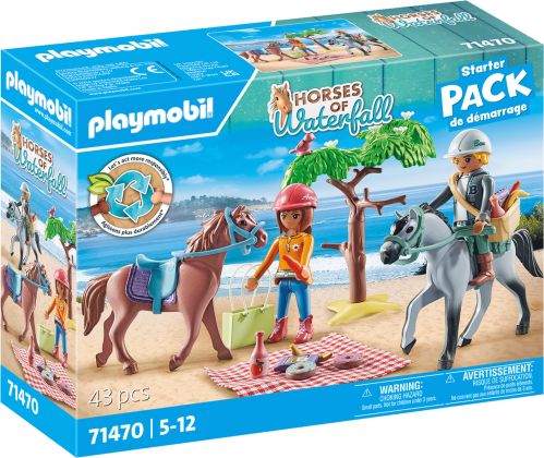 PLAYMOBIL Horses of Waterfall 71470 Promenade à cheval (Pack de Démarrage)