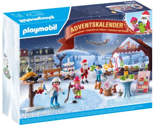 PLAYMOBIL Christmas 71472 Calendrier de l'Avent : Marché de Noël 2024