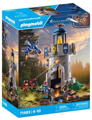 PLAYMOBIL Novelmore 71483 Tour du chevalier avec forgeron et dragon