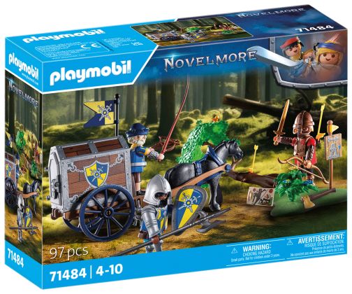 PLAYMOBIL Novelmore 71484 Convoi de Novelmore avec bandit