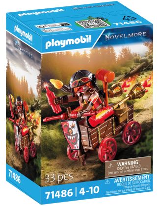 PLAYMOBIL Novelmore 71486 Kahboom avec véhicule de course