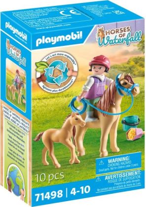 PLAYMOBIL Horses of Waterfall 71498 Enfant avec poney et poulain