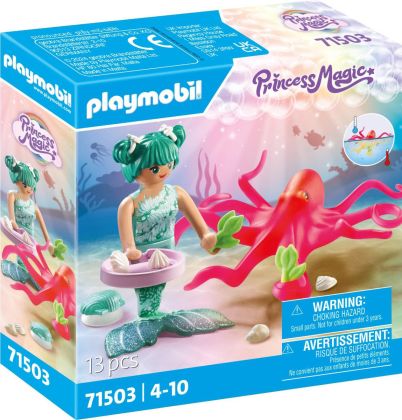 PLAYMOBIL Princess Magic 71503 Sirène avec pieuvre