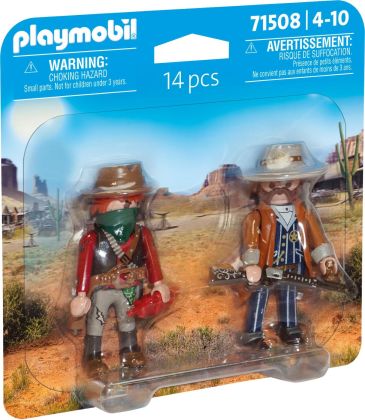 PLAYMOBIL Western 71508 DuoPack Bandit et Sheriff