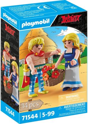 PLAYMOBIL Astérix 71544 Tragicomix et Falbala