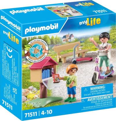 PLAYMOBIL My Life 71551 Échange de livres pour les amateurs de lecture