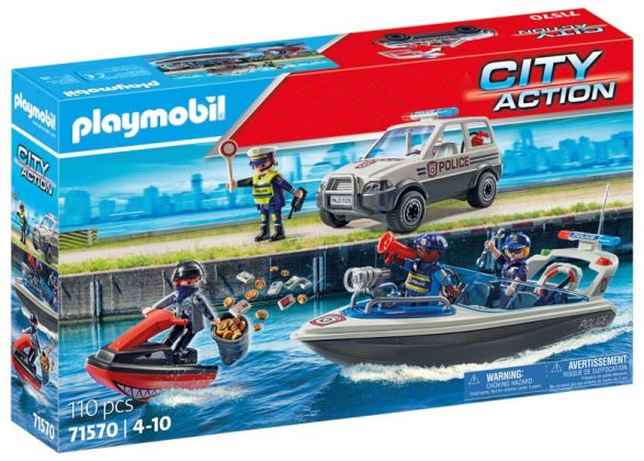 PLAYMOBIL City Action 71570 Poursuite de Police