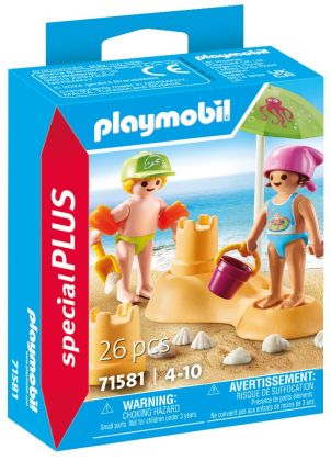 PLAYMOBIL Special Plus 71581 Enfants avec château de sable