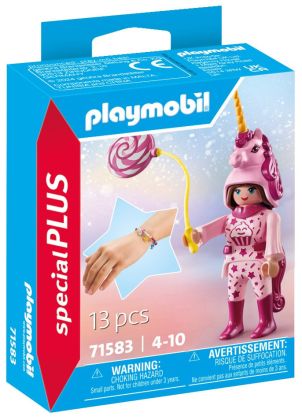 PLAYMOBIL Special Plus 71583 Jeune fille avec déguisement licorne