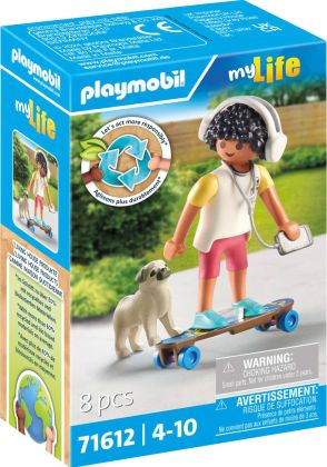 PLAYMOBIL My Life 71612 Adolescent avec chien
