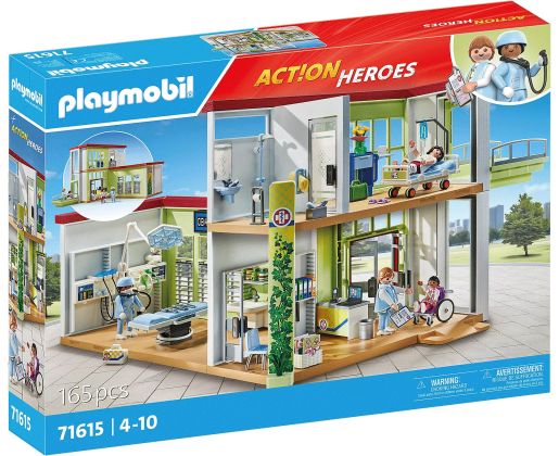PLAYMOBIL Action Heroes 71615 Hôpital aménagé