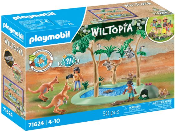 PLAYMOBIL Wiltopia 71624 Explorateurs avec animaux australiens