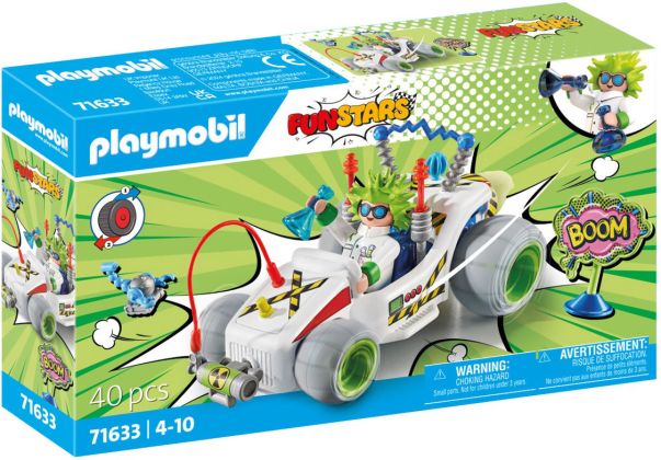 PLAYMOBIL Funstars 71633 Chercheur et kart
