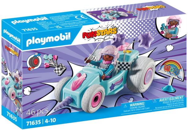 PLAYMOBIL Funstars 71635 Jeune fille licorne et kart
