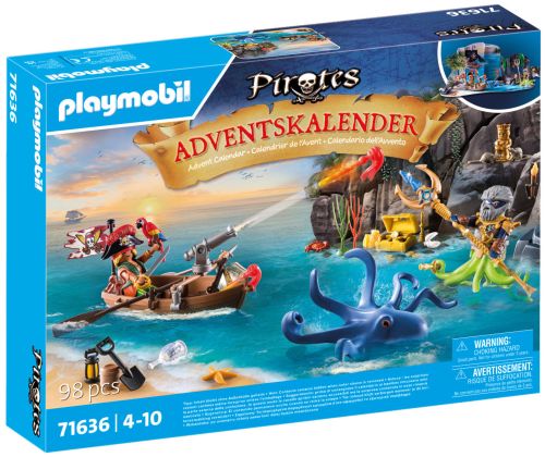 PLAYMOBIL Pirates 71636 Calendrier de l'Avent : Pirates 2024