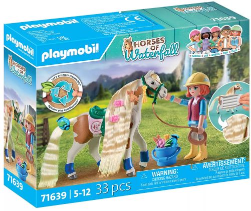 PLAYMOBIL Horses of Waterfall 71639 Ellie avec cheval