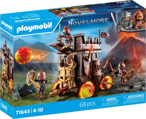 PLAYMOBIL Novelmore 71643 Wagon d'attaque avec canon à feu