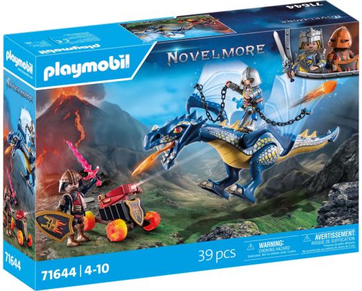 PLAYMOBIL Novelmore 71644 Combattants avec dragons et canon