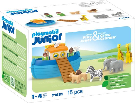PLAYMOBIL Junior 71681 Mon arche de Noé à emporter