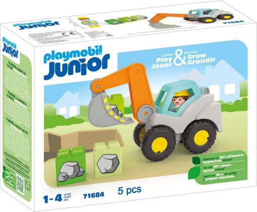 PLAYMOBIL Junior 71684 Pelleteuse