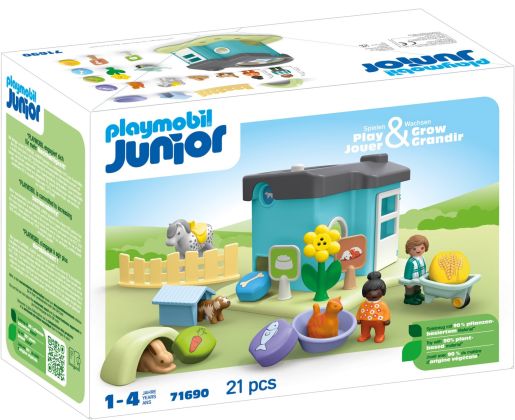 PLAYMOBIL Junior 71690 Maison des animaux