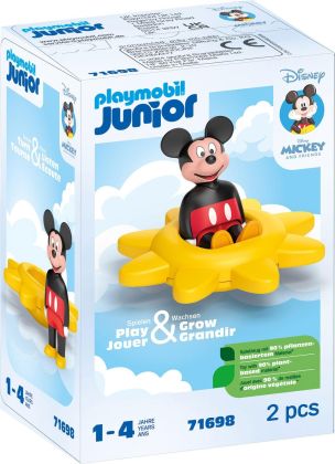 PLAYMOBIL Junior 71698 Disney Mickey Soleil tournant