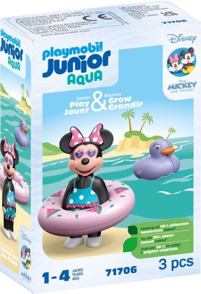 PLAYMOBIL Junior 71706 Minnie à la Plage