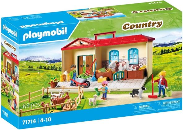 PLAYMOBIL Country 71714 Ferme transportable