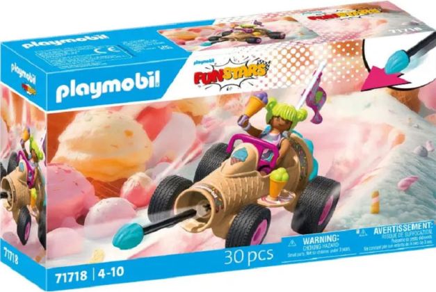 PLAYMOBIL Funstars 71718 Cornet de glace