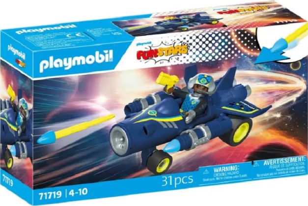 PLAYMOBIL Funstars 71719 Bolide à jet spatial