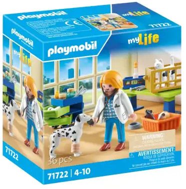 PLAYMOBIL My Life 71722 Le cabinet vétérinaire