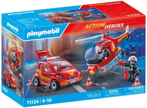 PLAYMOBIL Action Heroes 71724 Brigade de pompiers
