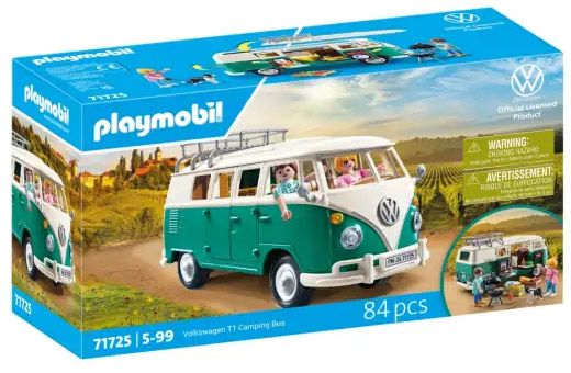 PLAYMOBIL Volkswagen 71725 Volkswagen T1 Camping Bus - Vert