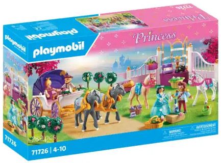 PLAYMOBIL Princess 71726 Calèche avec Princesse