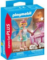 PLAYMOBIL Special Plus 71758 Fée avec coffre à dents de lait et lapin