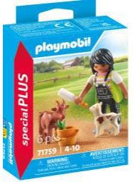 PLAYMOBIL Special Plus 71759 Fermière avec chèvre et chevreau