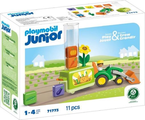 PLAYMOBIL Junior 71773 Tracteur avec planteuse