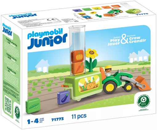 PLAYMOBIL Junior 71773 Tracteur avec planteuse