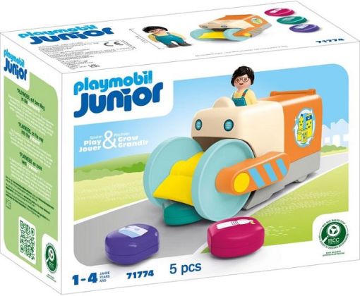 PLAYMOBIL Junior 71774 Véhicule de collecte des ordures ménagères