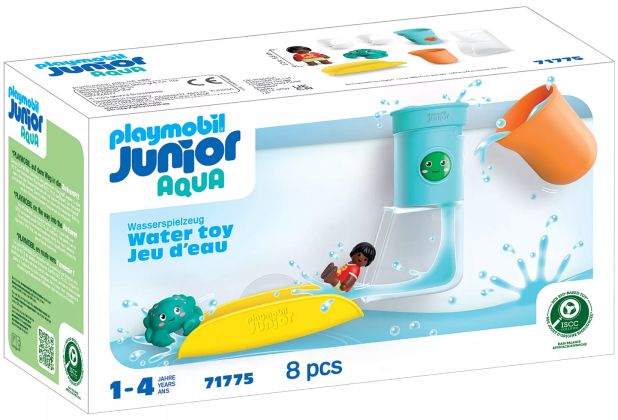 PLAYMOBIL Junior 71775 Toboggan avec réservoir d'eau