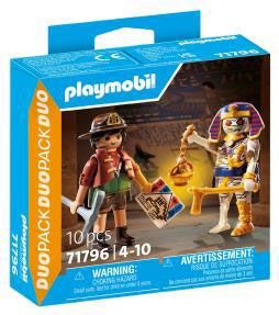PLAYMOBIL History 71796 Chasseur de trésors avec momie - Duo Pack
