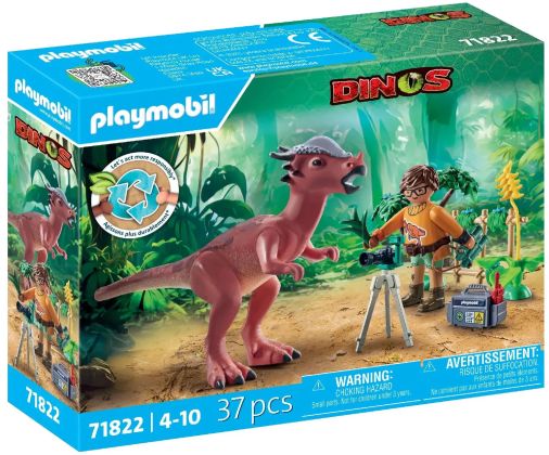 PLAYMOBIL Dinos 71822 Stygimoloch avec chercheur et accessoires
