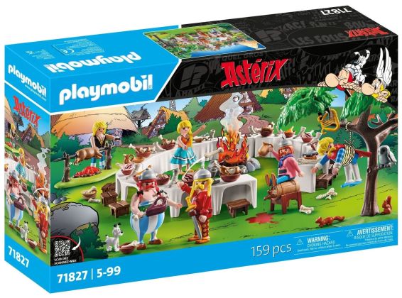 PLAYMOBIL Astérix 71827 Le banquet village personnages
