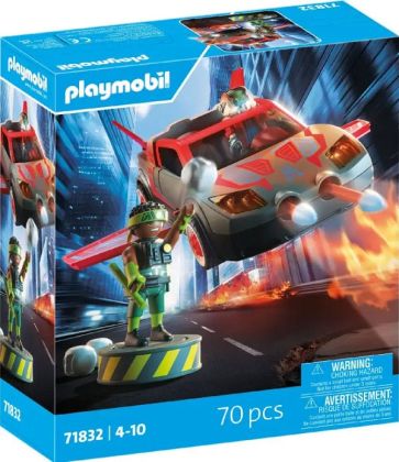 PLAYMOBIL Super-héros 71832 Super-héros avec véhicule