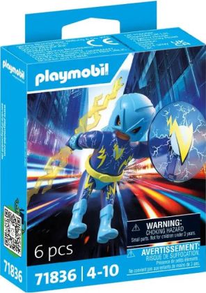 PLAYMOBIL Super-héros 71836 Super-héros de la foudre