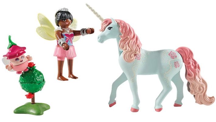 PLAYMOBIL Fairies 71841 Fée avec licorne 