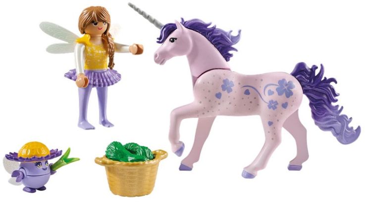 PLAYMOBIL Fairies 71843 Fée avec une licorne 