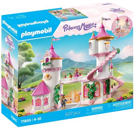 PLAYMOBIL Princess Magic 71845 Palais avec couple royal et deux trônes