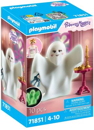 PLAYMOBIL Princess Magic 71851 Princesse et déguisement fantôme phospho